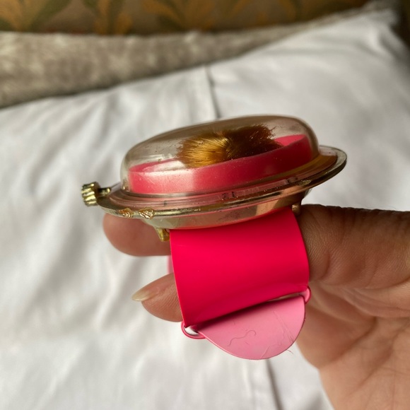 Rare 1967 Mego Maddie Mod GoGo Watch w/take out doll-hot pink band-Kiddles clone - Picture 11 of 13